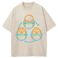 Rock Paper Scissors Paws Washed T-Shirt