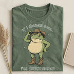 Unisex If I Shenan Once I'll Shenanigan Printed Washed Folded T-shirt