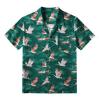 Cranes In Flight Aloha Hawaiian Shirt