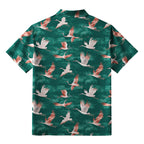 Cranes In Flight Aloha Hawaiian Shirt