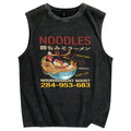 Pork bone miso ramen Vintage Distressed Washed Tank Top