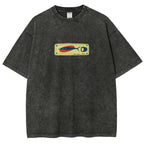 Unisex Fit Design Back Washed T-Shirt