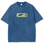 Unisex Fit Design Back Washed T-Shirt