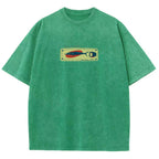 Unisex Fit Design Back Washed T-Shirt