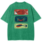 Unisex Fit Design Back Washed T-Shirt