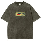 Unisex Fit Design Back Washed T-Shirt