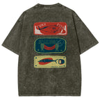 Unisex Fit Design Back Washed T-Shirt