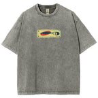 Unisex Fit Design Back Washed T-Shirt