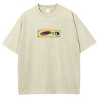 Unisex Fit Design Back Washed T-Shirt