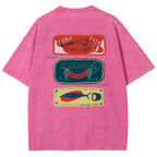 Unisex Fit Design Back Washed T-Shirt