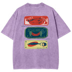 Unisex Fit Design Back Washed T-Shirt