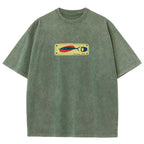 Unisex Fit Design Back Washed T-Shirt