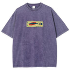 Unisex Fit Design Back Washed T-Shirt