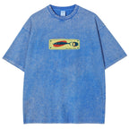 Unisex Fit Design Back Washed T-Shirt