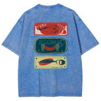 Unisex Fit Design Back Washed T-Shirt