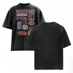 Unisex Fun Prints Washed Tee