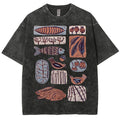 Unisex Fun Prints Washed Tee