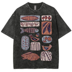 Unisex Fun Prints Washed Tee