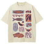 Unisex Fun Prints Washed Tee