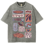 Unisex Fun Prints Washed Tee
