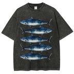 Five Sardines Unisex Vintage Washed Tee