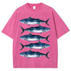 Five Sardines Unisex Vintage Washed Tee