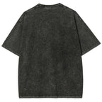 Unisex Santa Claus Printed Washed Tee
