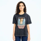 Unisex Canned Sardines Printed Washed Tee