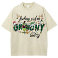 Unisex Christmas Printed Washed Tee