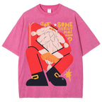 Got Some Christmas Mood Santa Unisex Printed Washed Tee