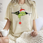 Unisex Christmas EW People Printed Washed Tee