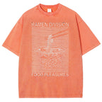 Unisex Food Printed Washed Tee