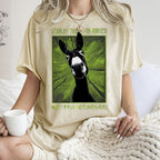 Unisex Donkey Printed Washed Tee