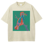 Yayoi Kusama Dawn Unisex Printed Washed T-shirt