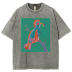 Yayoi Kusama Dawn Unisex Printed Washed T-shirt