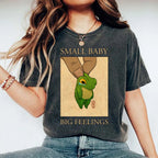 Unisex Small Baby Printed Washed Tee