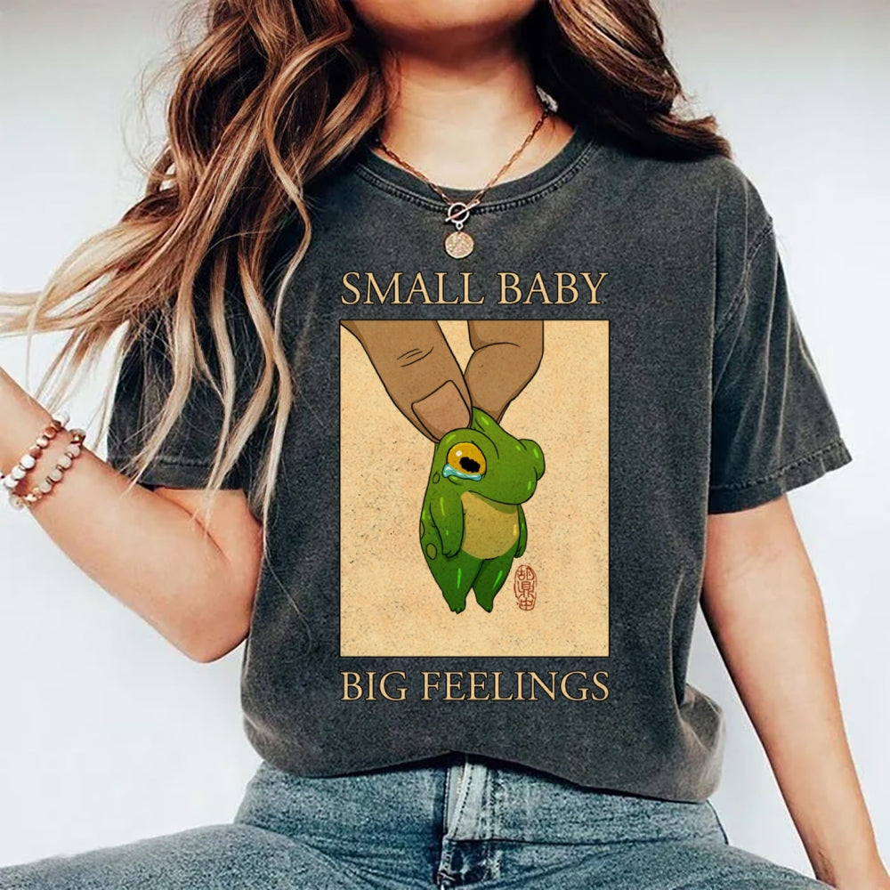 Unisex Small Baby Printed Washed Tee