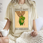 Unisex Small Baby Printed Washed Tee