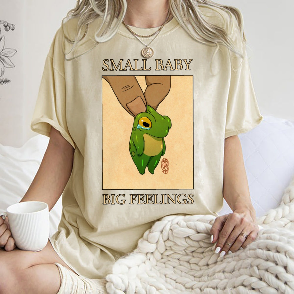 Unisex Small Baby Printed Washed Tee
