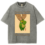 Unisex Small Baby Printed Washed Tee