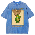 Unisex Small Baby Printed Washed Tee