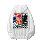Fugaku36 Printed Back Cotton Hoodie