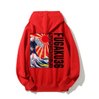 Fugaku36 Printed Back Cotton Hoodie
