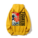 Fugaku36 Printed Back Cotton Hoodie