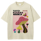 Yayoi Kusama Vintage Wash Japanese Design T-Shirt