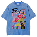 Yayoi Kusama Vintage Wash Japanese Design T-Shirt