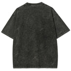 Unisex Artistic Crab Lobster Printed Washed Tee