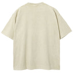 Unisex Fisherman Printed Washed Tee