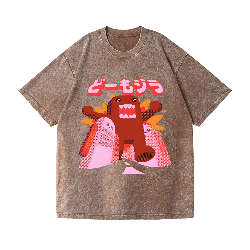 Domozilla Domo Kun Vintage Wash Japanese Design T-Shirt