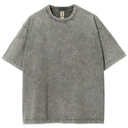 Unisex Art Goldfish Printed Washed Tee